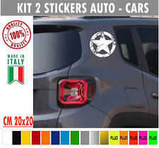 Kit 2 Adesivi Stella Vintage