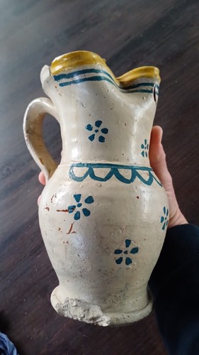 Brocca vino cannata - brocca, ceramica