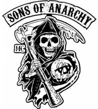 Adesivo SOA 23x20 cm Sons of