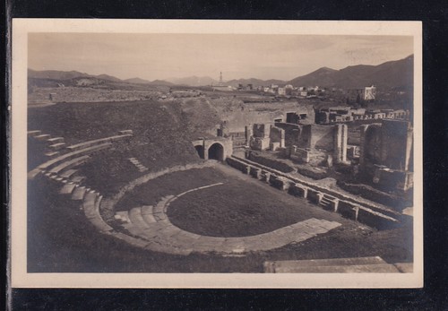 Cartolina pompei scavi - pompei,