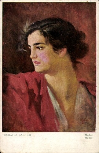 Cartolina artista gaigher - d'artista,