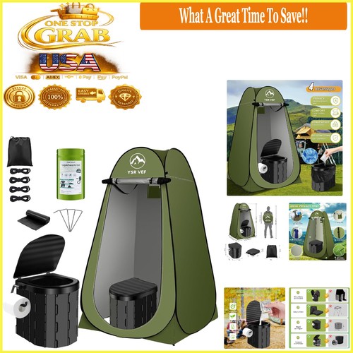 Kit portatile campeggio - wc, da
