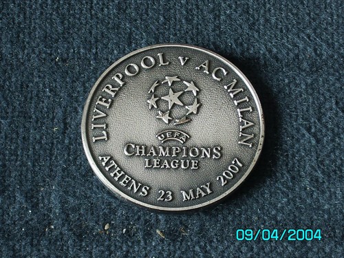 Medaglia liverpool ac - v, milan