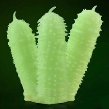 DILDO FLUORESCENTE MANICOTTO ANELLO PENE FALLO STIMOLANTE PROLUNGa bondage