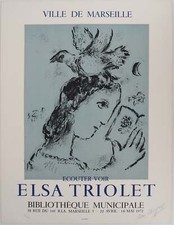 Marc CHAGALL : Elsa Triolet