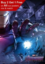 Poster Marvel Avengers Endgame Iron Man A5 A4 A3 A2 A1