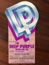 DEEP PURPLE BIGLIETTO MANNHEIM