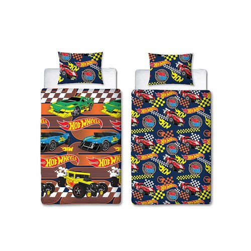 Hot wheels set copripiumino - wheels,