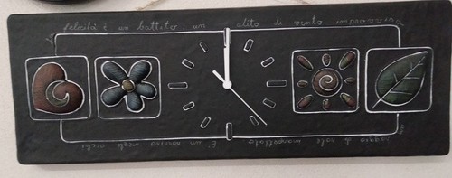 Orologio parete ardesia - parete,