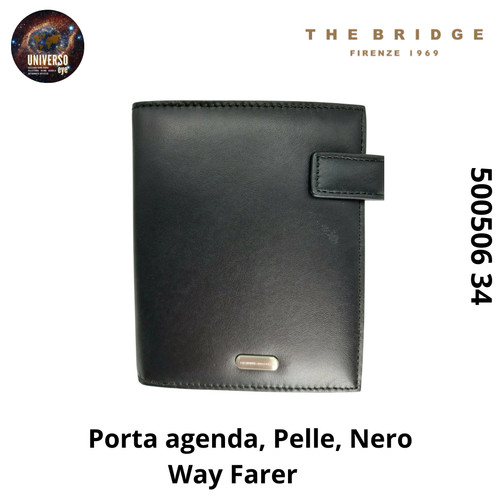Porta agenda pelle nero - porta, pelle,