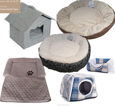 CUCCIA CUSCINO Per CANI e GATTI  SOFFICE -Ciambella, Casetta - Igloo, Casa Dolce
