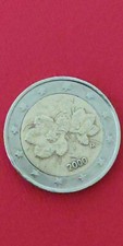 Moneta da 2 Euro Finlandia 2000 molto rara Fiori Di lampone vari errori di conio