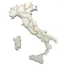 Puzzle Legno Italia Mappa Geografica geografia carta regioni gioco educativo