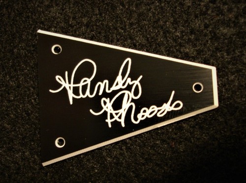 Randy Rhoads Autografo Inciso