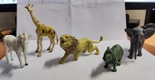 Lotto di 5 Animali della Savana vintage anni 80 