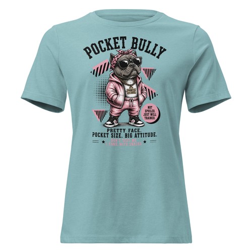 Maglietta carina pocket bully - maglietta,