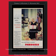 Anni '50  * Pubblicità Originale "Perugina Bambina dà Regalo a Nonna" Cornice