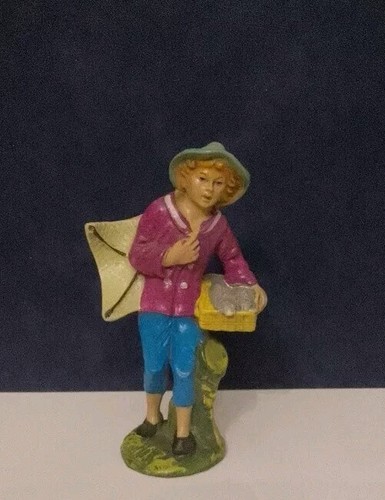Vecchia statuina per presepe - statuina,