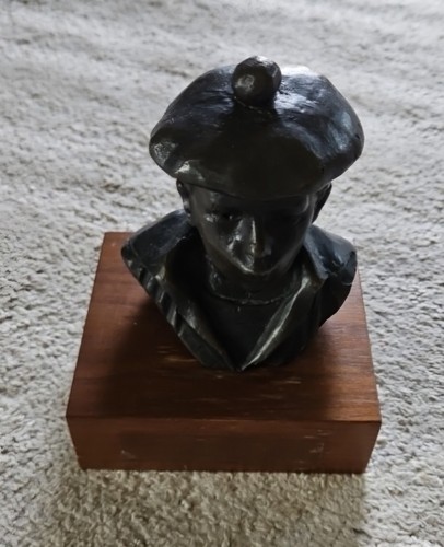 Scultura vintage bronzo fuso