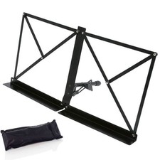 GEWA F900.701 Leggio da Tavolo Pieghevole con Borsa