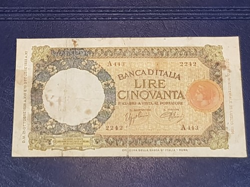 Banconota lire lupetta - lire,