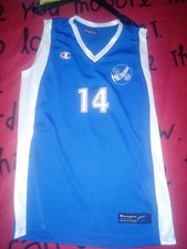 CANOTTA CHAMPION DA BASKET META 2000 TAGLI S AZZURRO MAGLIA LEGGERA JORDAN SPORT