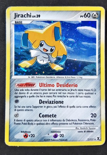 Jirachi 111 rara holo - jirachi, 7/111