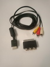 Cavo Video RCA AV PS1 PS2 PS3 ORIGINALE SONY + ADATTOTORE SCART AV