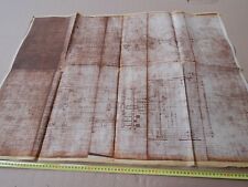 copia cartacea disegno tecnico auto da corsa, forse è una Fiat