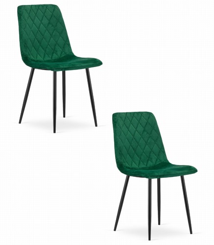 Sedia torino velluto - velluto, verde