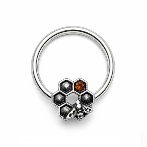 Anello ape ape setto citrino
