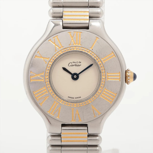 Cartier must ss qz - 21,