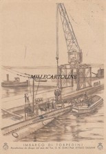 FRANCHIGIA 1942 - sommergibilisti "Imbarco di Torpedini" - dis. Ten. A. Giuliani