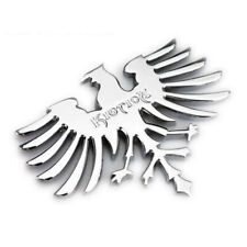 Totem Aquila Logo Cars Auto Emblema 3D Metallo Argento Carrozzeria Tuning