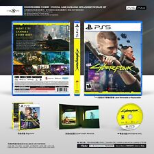 PS5 PS4|CYBERPUNK 2077|Custodia di ricambio|Inserto cover|Slipcover|NO GIOCO|SIGILLATO