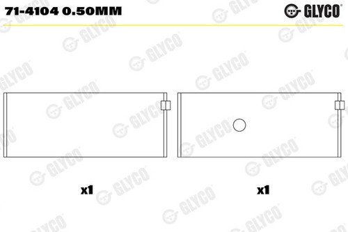 Iveco glyco cuscinetto biella - iveco,