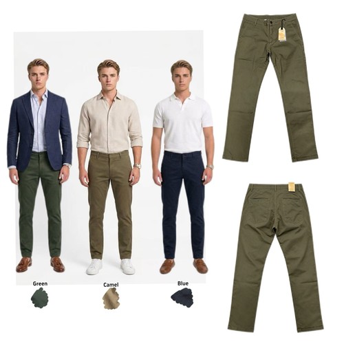 Pantaloni uomo chino casual - uomo,