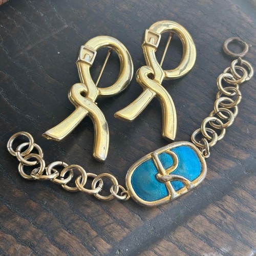 Set bracciale spilla vintage - set, e