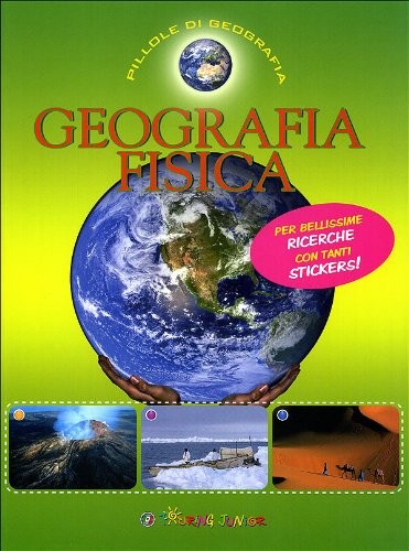 Geografia fisica con adesivi - geografia,