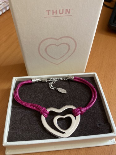Bracciale cuore pelle - , thun