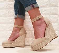 Scarpe tacco alto espadrillas