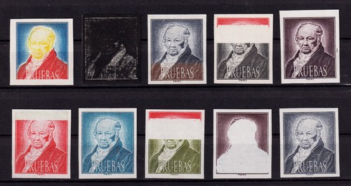 Probedruck test stamp specimen - stamp,
