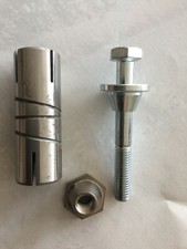 KIT BCS boccola ad espansione + vite+2 dadi conici per barra falciante Originale