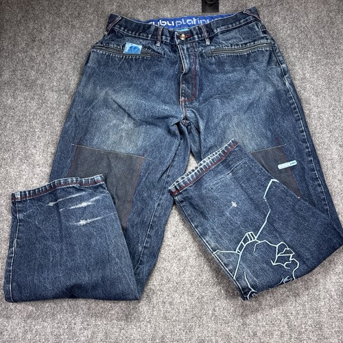 Jeans vintage fubu - fubu, platino