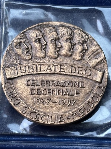 Medaglia decennale coro santa - medaglia,