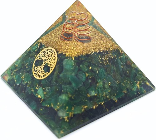 Piramide orgonite con - di,