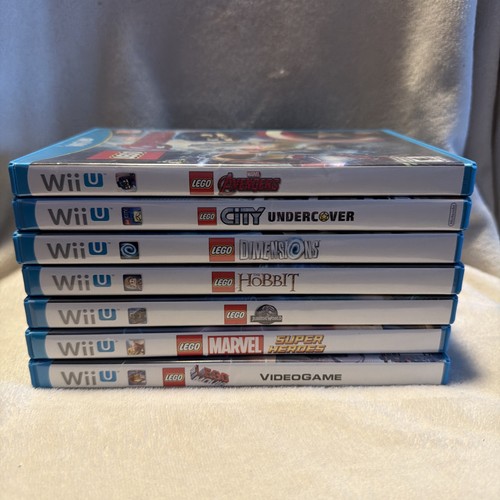 Lot seven nintendo wii u - of,