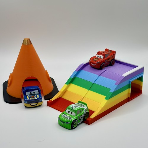 Cars mini racers rainbow ramp - cars,