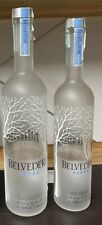 2 BOTTIGLIE VUOTE BELVEDERE  / 1 L - 0,75 L