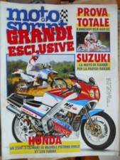 Motosprint 37 1987 Test Kawasaki KLR 600 ES - Honda NR 250F - Suzuki moto Rahier
